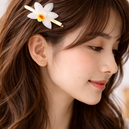 蝴蝶蘭｜胡蝶蘭の絨花ヘアクリップ 【吟遊文創 】