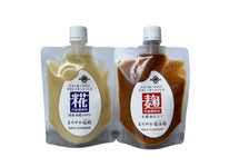【マルヰ醤油】まろやか塩糀・醤油麹セット｜信州産 酔素活きたままの万能調味料