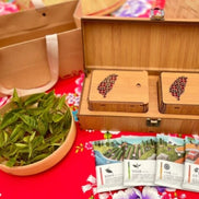 台湾　有機茶ティーパック　ギフトボックス（竹）入り <br>台湾直送<br>【天心茶園】