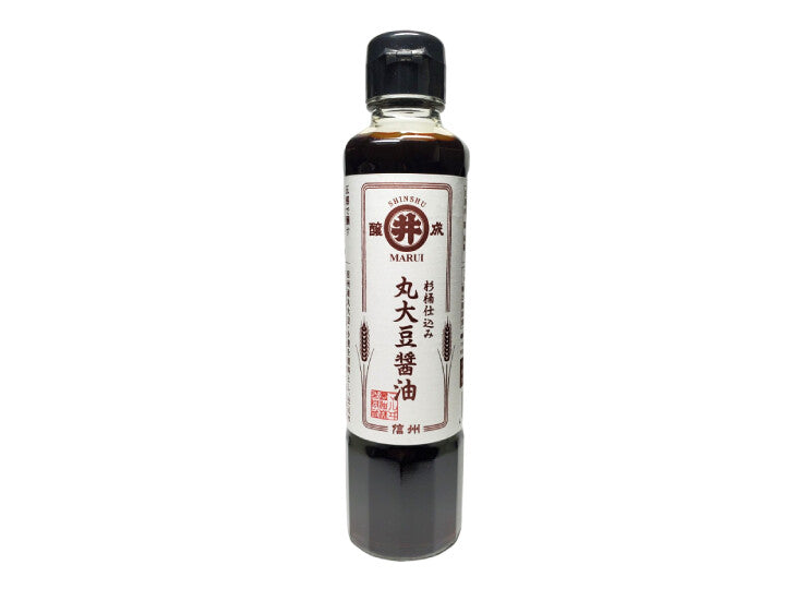 【マルヰ醤油】杉桶仕込み 丸大豆醤油 185ml｜信州産 天然醸造 小容量