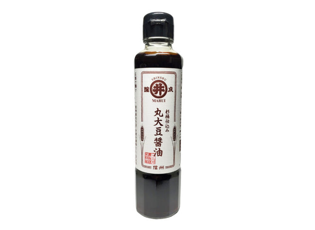 【マルヰ醤油】杉桶仕込み 丸大豆醤油 185ml｜信州産 天然醸造 小容量