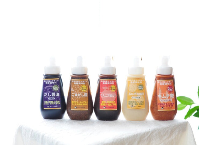信州産 無添加 発酵調味料5種セット<br>【食ママ倶楽部】