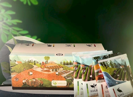 台湾有機茶　特製イラスト入りティーバッグセット <br>台湾直送<br>【天心茶園】