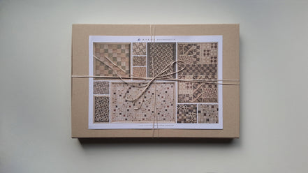 寄木細工トレー（大）｜アートシリーズ「モンドリアン」【誠十製物所】台湾直送