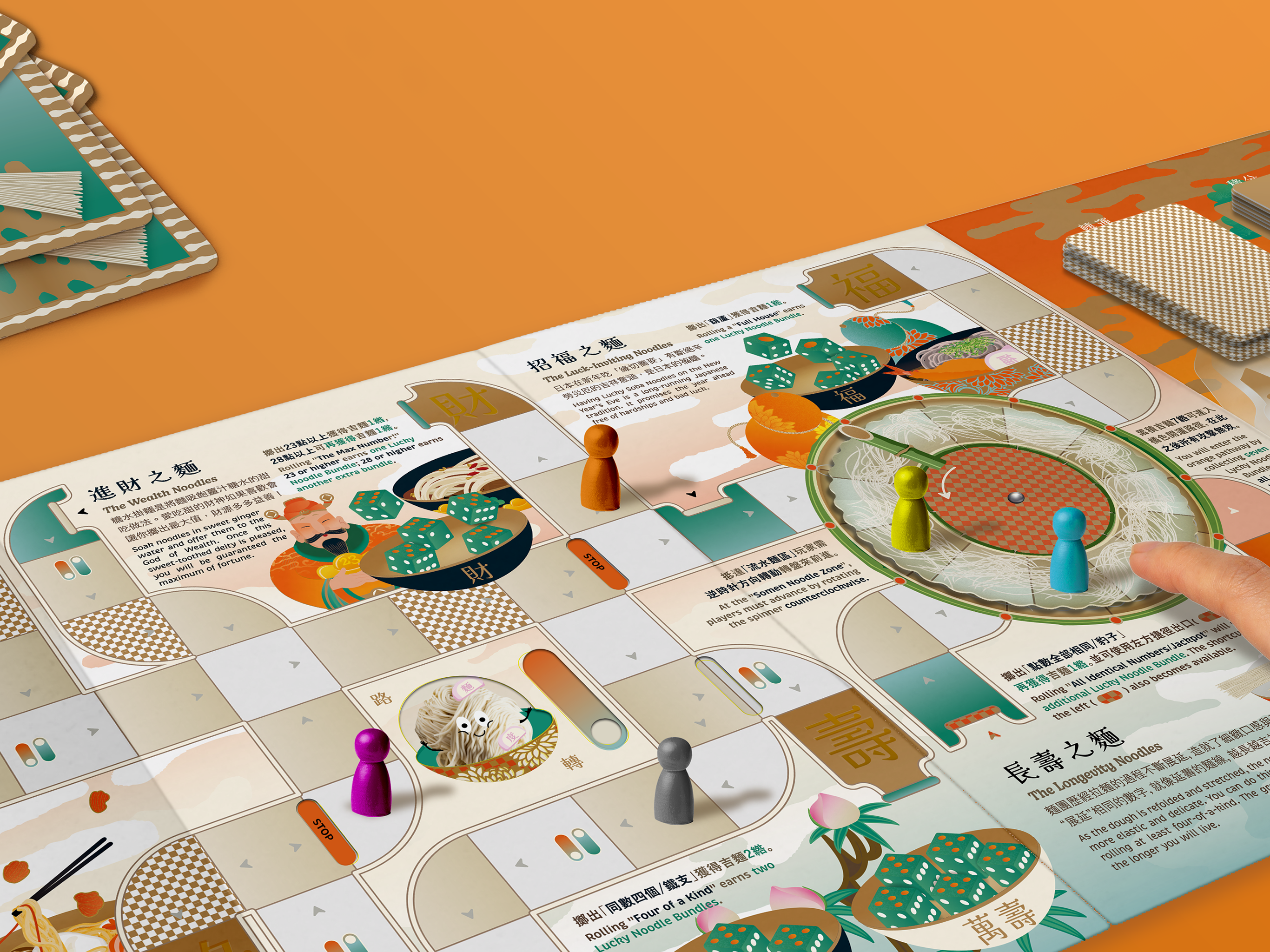 【Yes! Ginseng】吉麺ボードゲーム｜麦文化テーマ・サイコロ・家族・ギフトに最適｜台湾直送・送料込