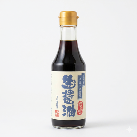 【マルヰ醤油】杉桶仕込み 生醤油 250ml｜信州産 天然醸造 丸大豆醤油