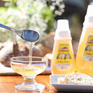 【荻原養蜂園】信州りんご蜂蜜 300g｜純国産100%・非加熱・長野県産・生産者直送