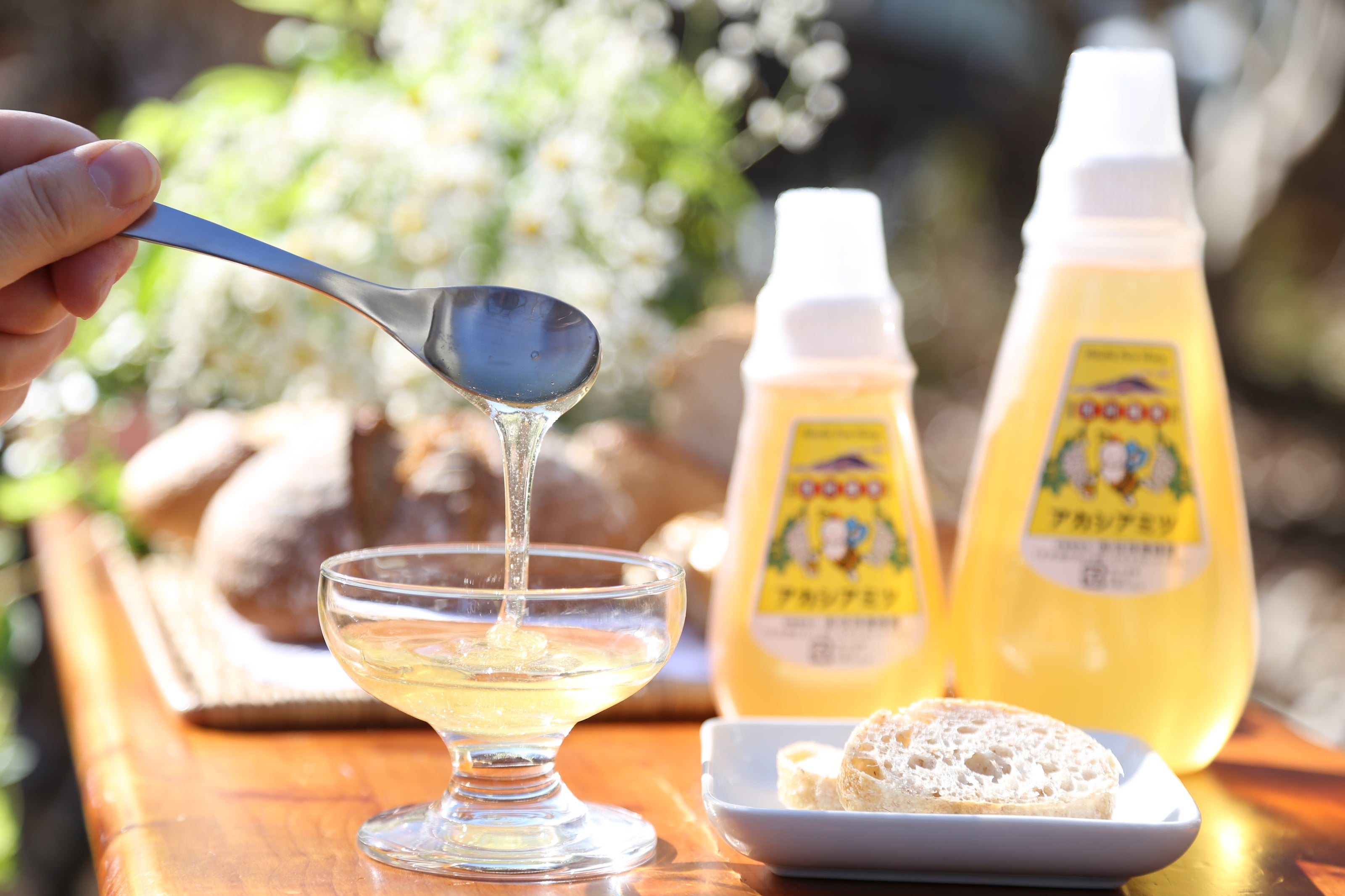 【荻原養蜂園】信州りんご蜂蜜 300g｜純国産100%・非加熱・長野県産・生産者直送